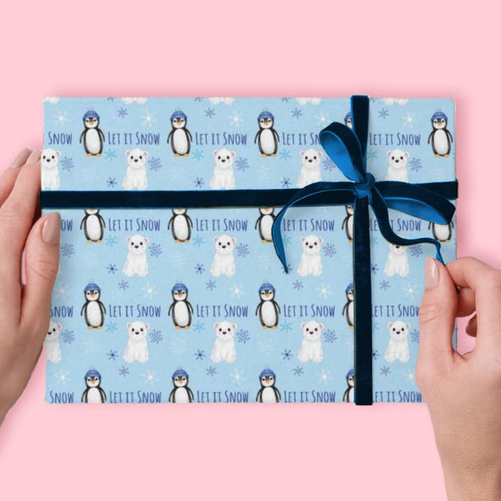 Carta da regalo Polar Pals per la vendita all'ingrosso da parte di Peach and Mimi