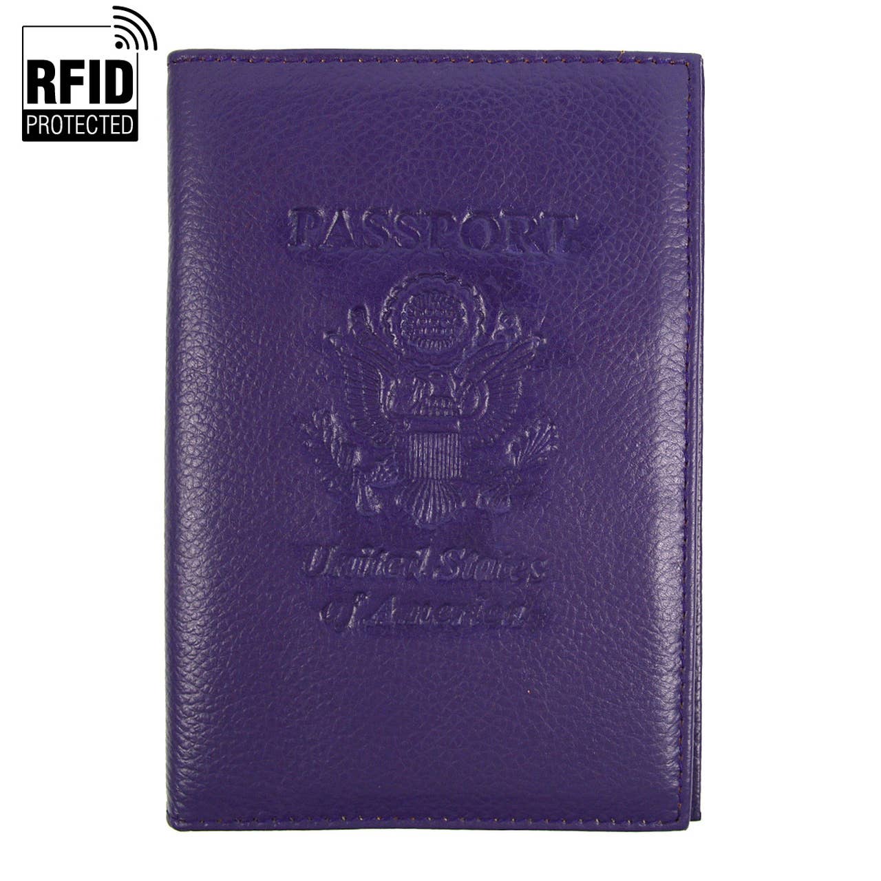 Selini New York - Vente Étui/housse pour passeport – unisexe - RFID Étui à passeport en cuir véritable Motif aigle américain8