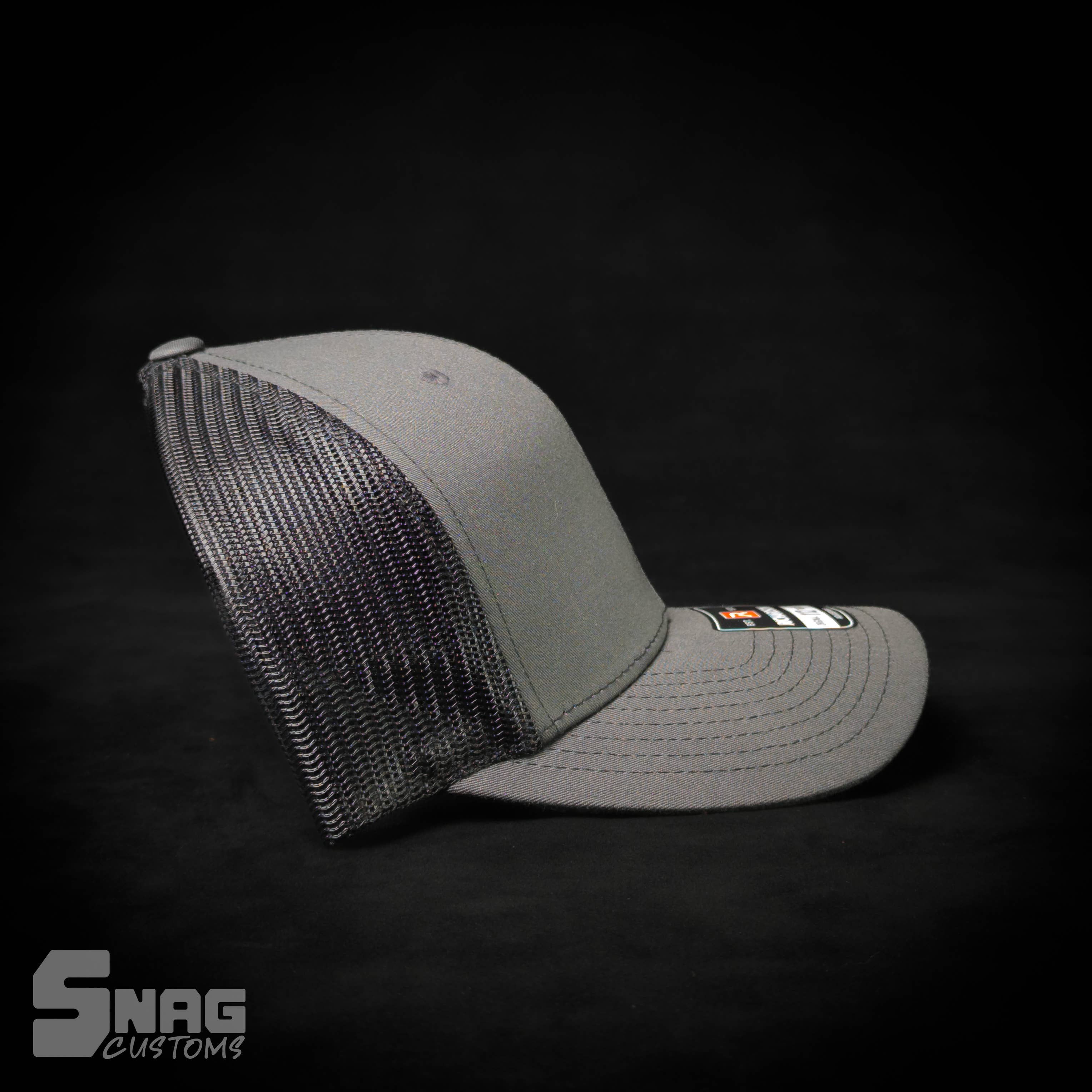 Snag Customs - Wholesale Trucker Hat - Unisex - Montana Sasquatch, Yeti, Bigfoot Leather Patch Hat11