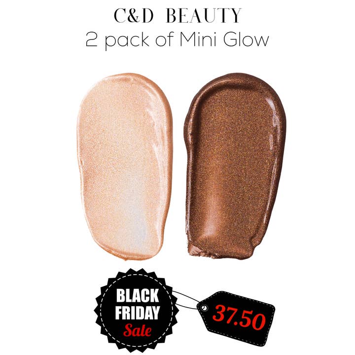 BLACK FRIDAY WHOLESALE: MINI GLOW BUNDLE for wholesale by C & D Beauty LLC.