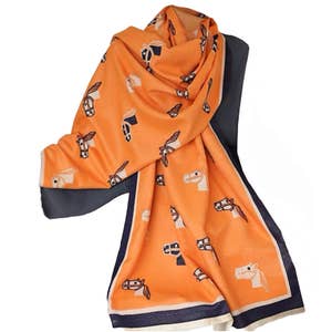 Equipage Prancing Pony Equestrian Horse Scarf