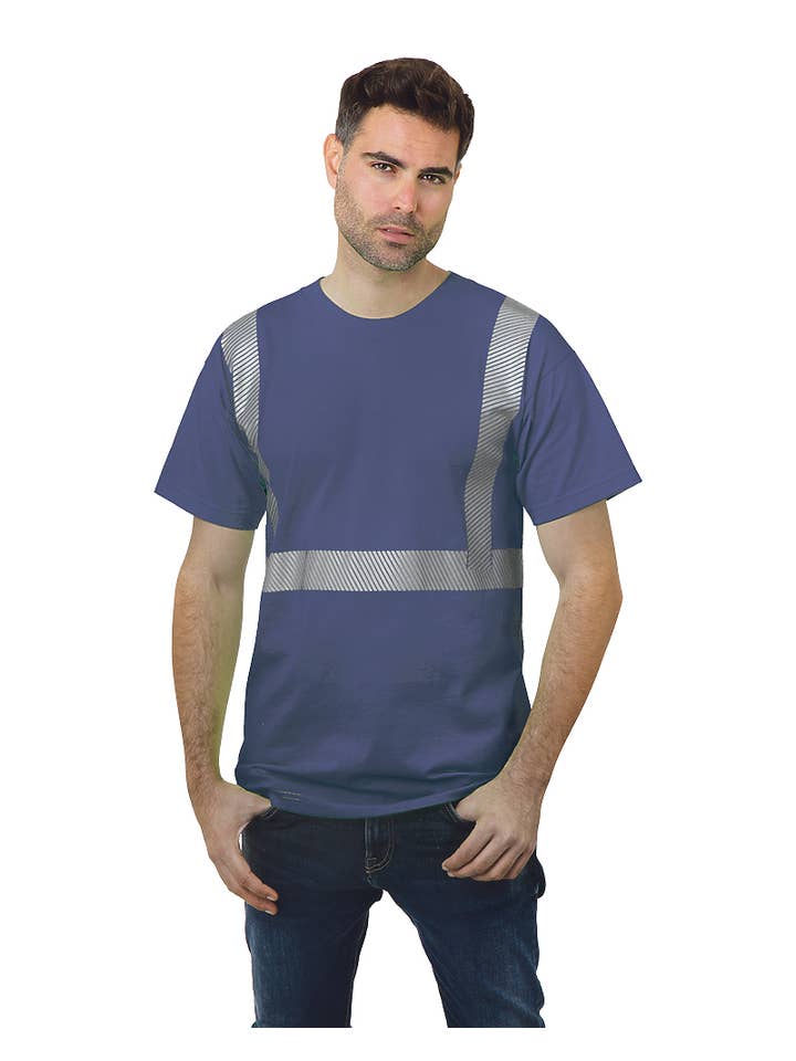 AST Sportswear - Wholesale Safety shirt – Men's - Hi Vis Tee 100 % Co Segmented3