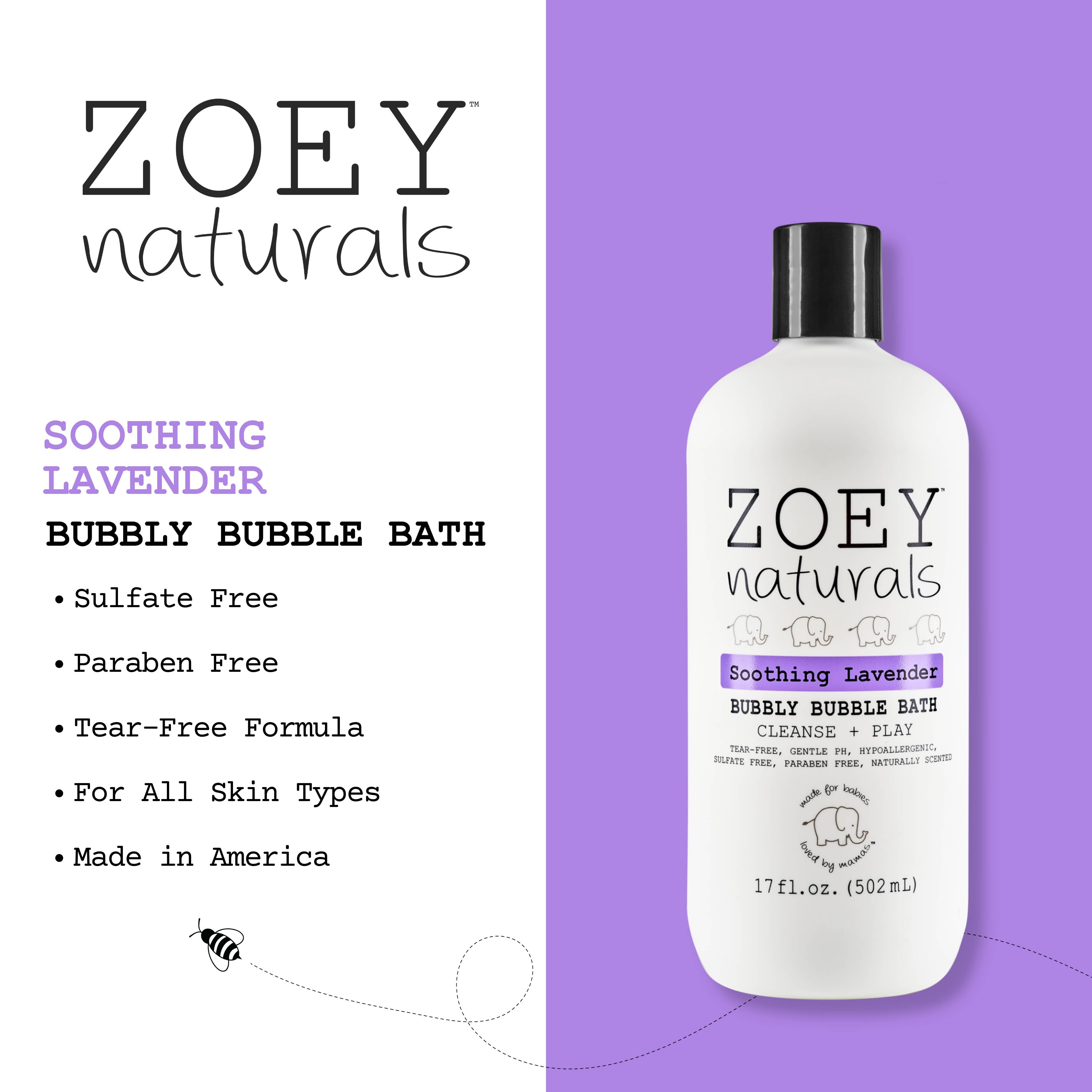 Zoey Naturals - Wholesale Bubble Bath - Soothing Lavender Bubbly Bubble Bath7