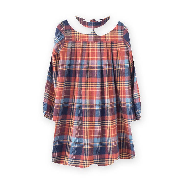 Brook Kleid | Rostkariert für den Großhandel von Beet World