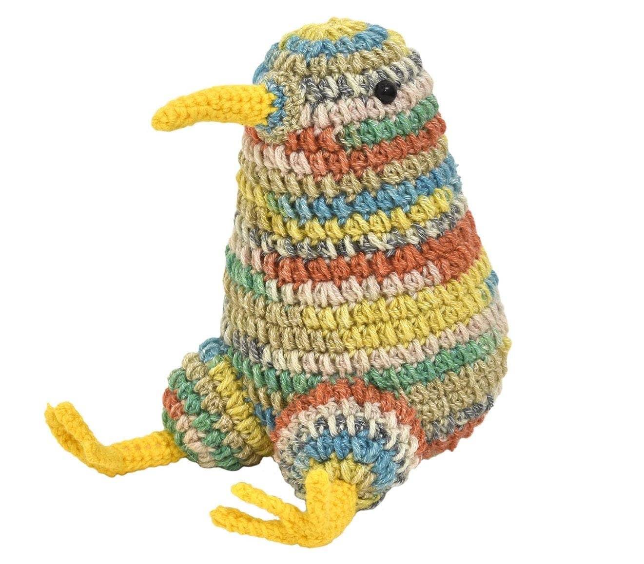 「FUNJI」In Japan – wholesale DIY craft kit – Kiwi Bird Amigurumi Crochet DIY Plush Toy Kit0