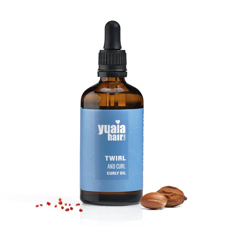 Huile Boucles et Frisottis Twirl and Curl 100 ml pour la vente par Yuaia Haircare