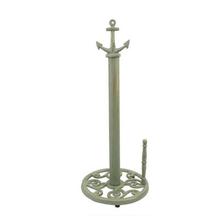 Sjösluren brons gjutjärn ankare papper handdukshållare 16" för wholesale av Hampton Ironworks