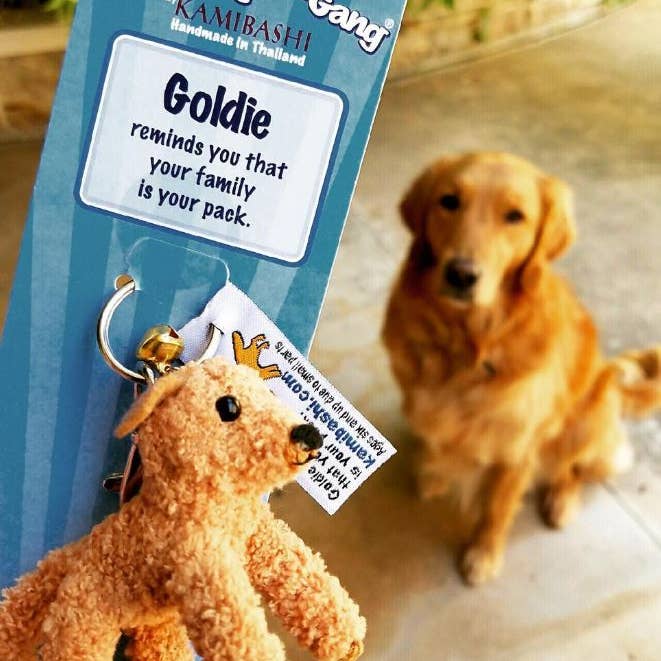 Kamibashi - Wholesale Keychain - Unisex - Goldie the Golden Retriever String Doll Keychain2