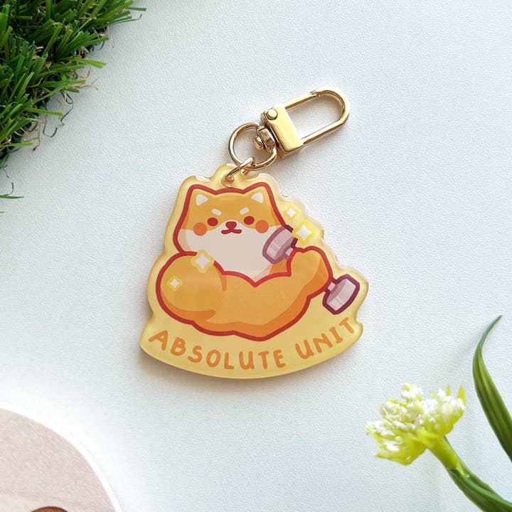 Chonky Frenz - Wholesale Keychain - Women's - Absolute Unit Shiba Acrylic Keychain1