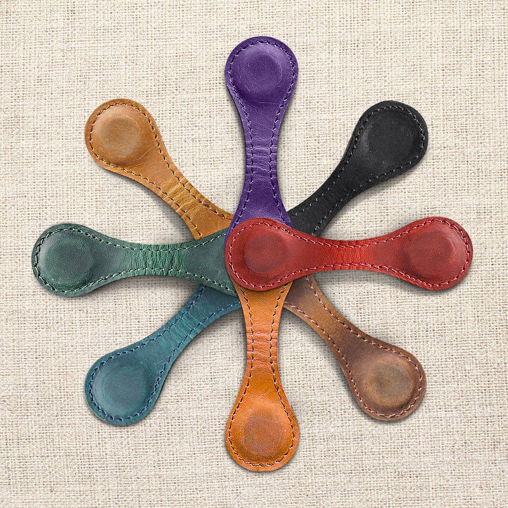 American Leather Goods - Wholesale Bookmark - Leather Magnetic Bookmark, Handmade Leather Book mark12