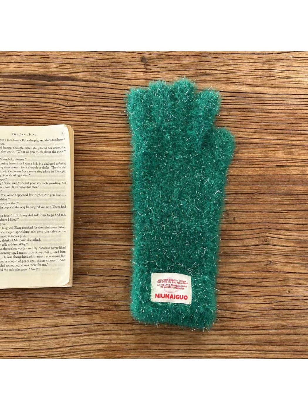 Funkyrel® Atzbranding Limited - Wholesale Gloves - Women's - Gloving - Sparkly Fingerless Gloves with Letter Patches & Touchscreen8