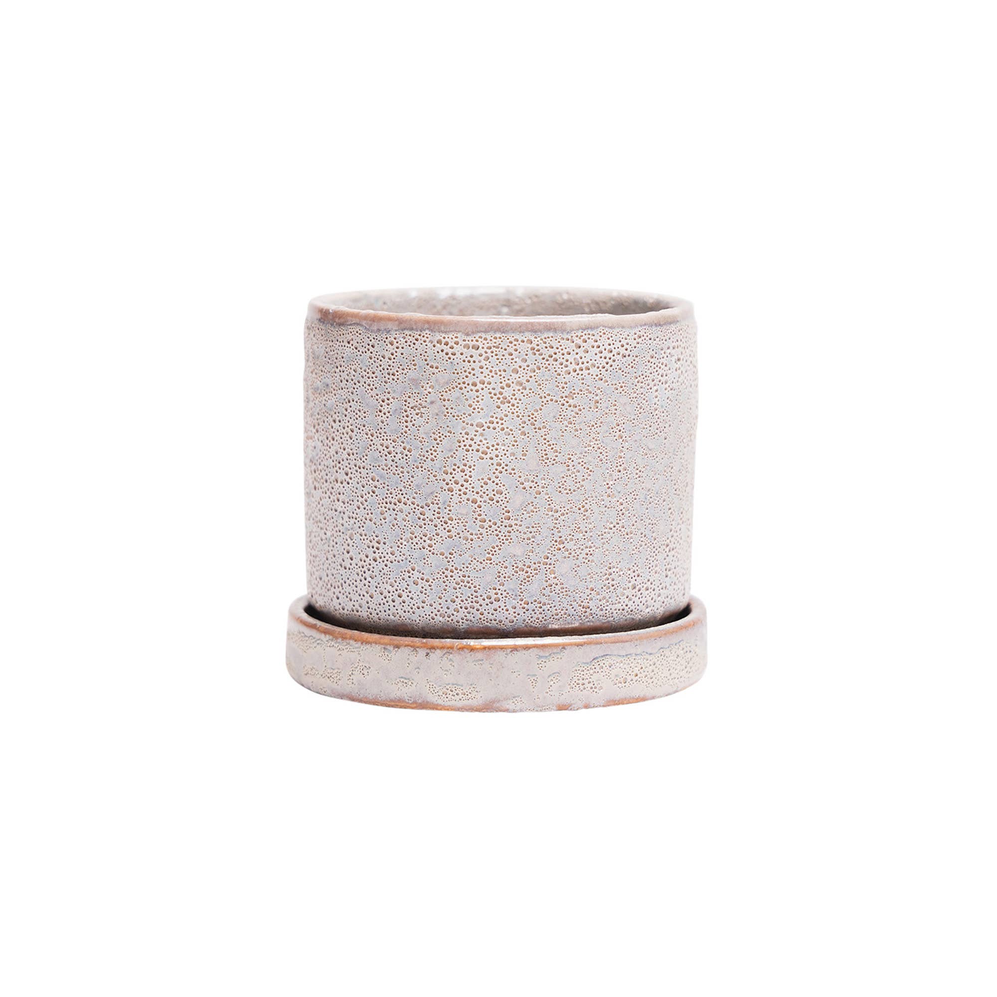 Ivory Speckles Minute Pots And Planters Plant Pots Indoor 3 Inch for wholesale on Faire3