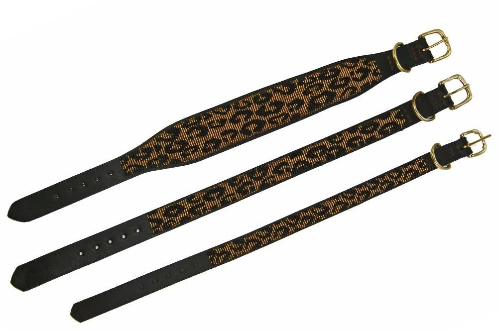 The Kenyan Collection Inc. dba TKC Inc – Großhandel Haustierhalsband – Hund – Leopard Perlen-Hundehalsband1