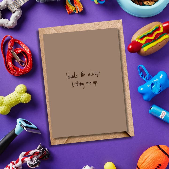 Mile Markers – wholesale Thank you card – Thank You Friend|Hiking Greeting Card|Dog Cat Greeting Card1