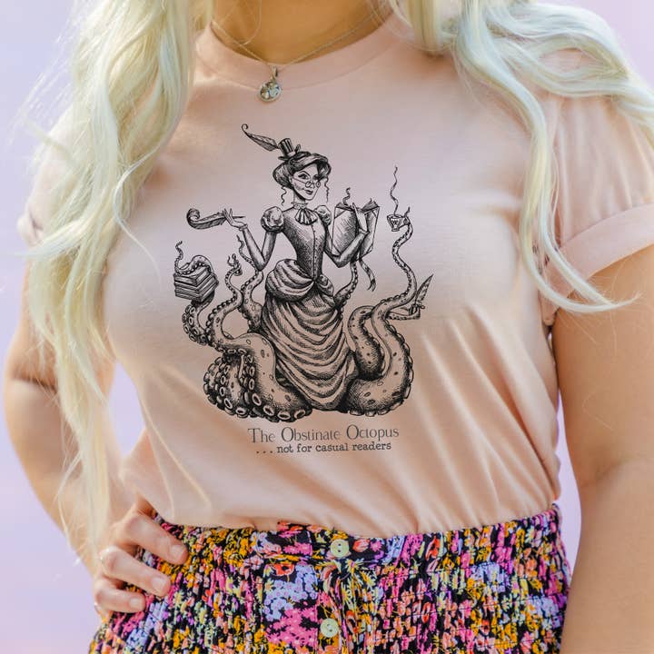 "The Obstinate Octopus Not for Casual Readers" T-Shirt for wholesale by The Obstinate Octopus