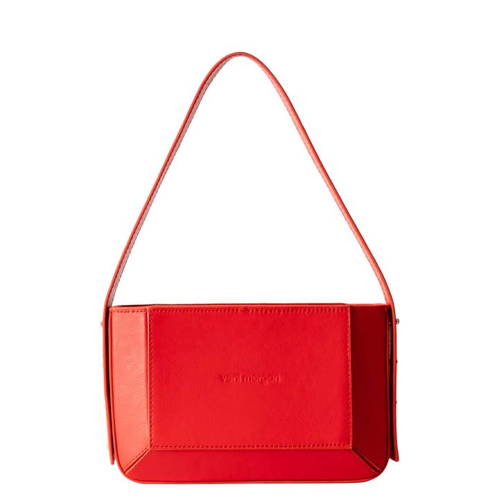 envi 2.0 i rött läder för wholesale av veni morgan