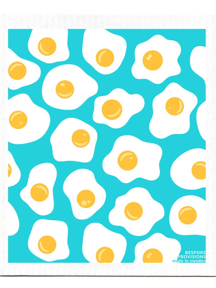 Panno Svedese per Piatti con Uova - Panno Spugna Riutilizzabile per la vendita all'ingrosso da parte di Bespoke Provisions