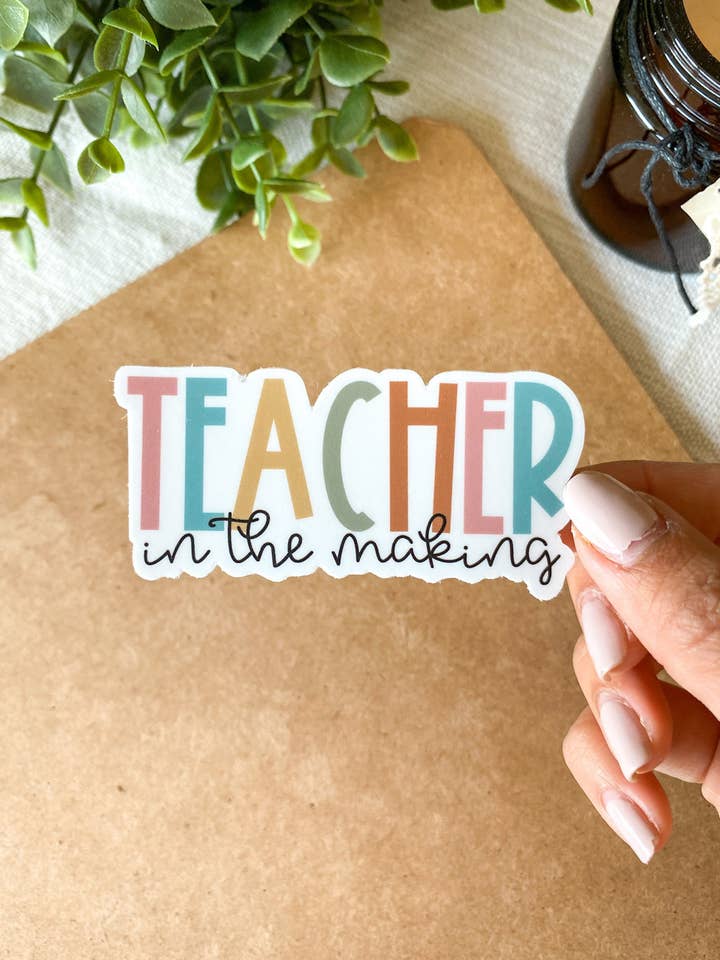 Leraar in de sticker maken voor wholesale door Created By Christine