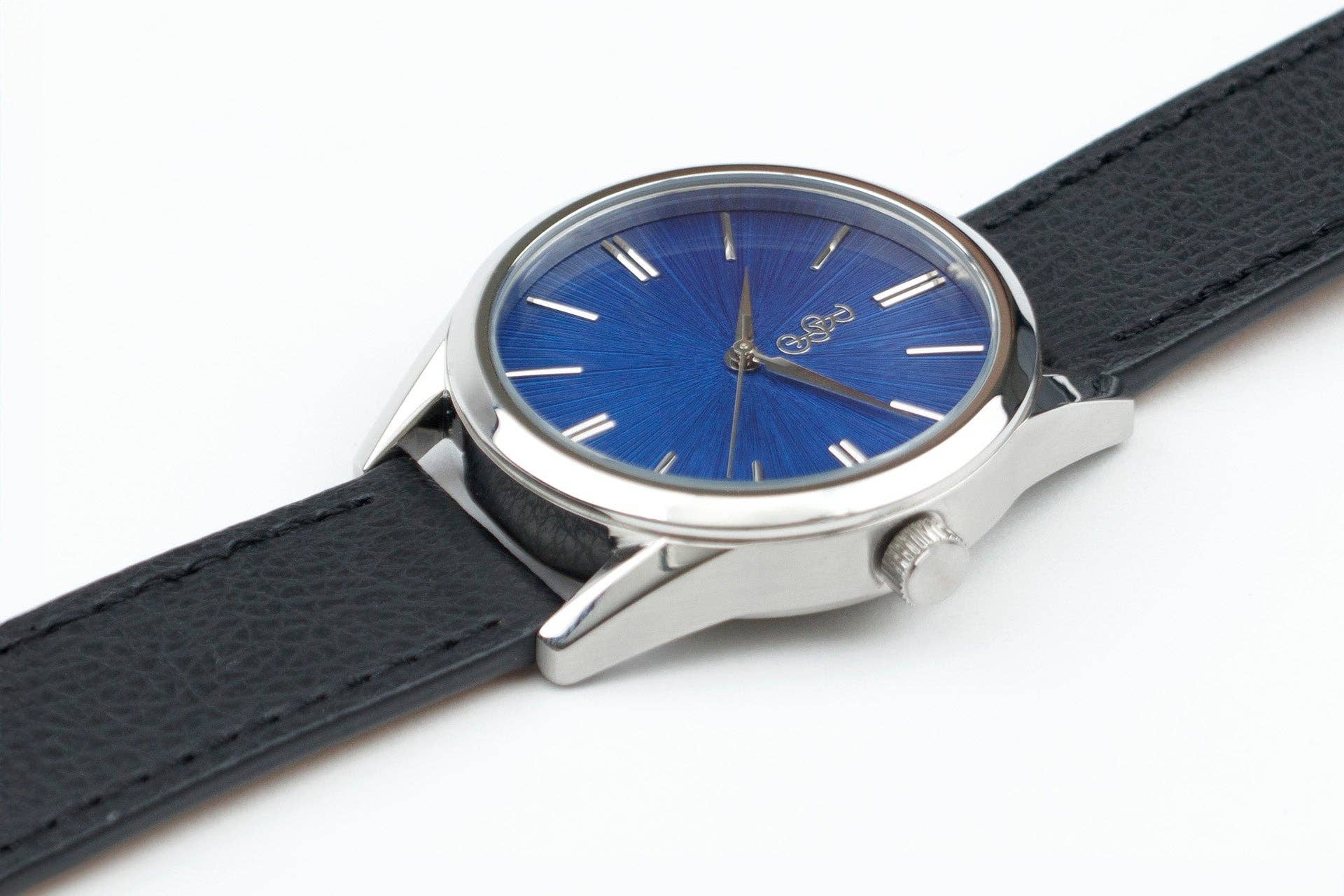 The Beyond Boring Watch Company – wholesale Wrist watch – Men's – Blue Sunburst Watch7