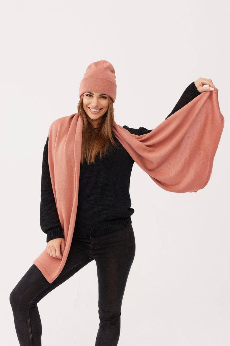 Ander - Wholesale Scarf - Women's - Scarf Penelope 100% merino wool 170x60cm- 4 colors!8