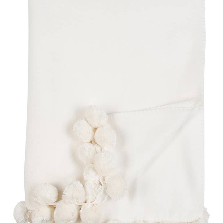 Malibu Luxxe - Wholesale Throw Blanket - Luxxe Pom Pom Throws