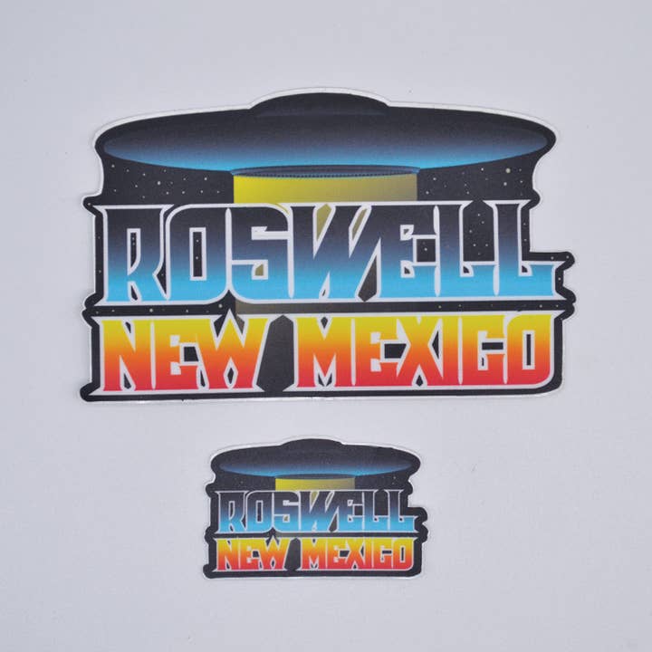 Metal the Brand - Wholesale Sticker - Roswell Spell Out – Sticker
