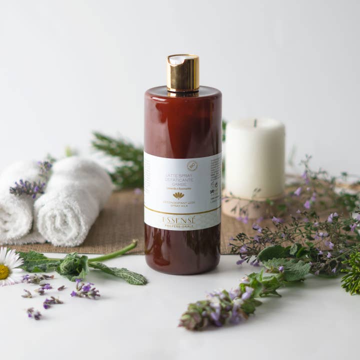 Essensé OrganicSpa -Latte Spray Defatigante Gambe per la vendita all'ingrosso da parte di Essense'