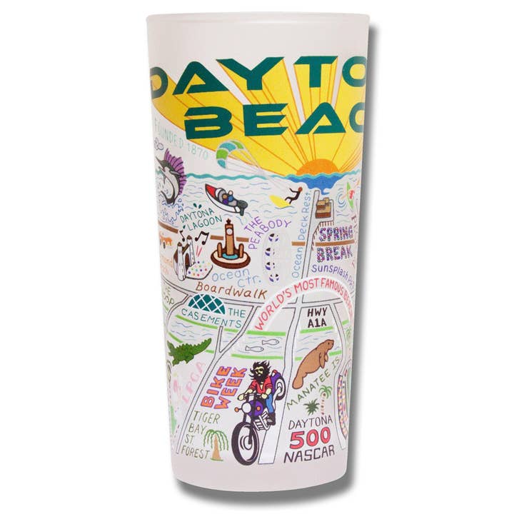 Daytona Beach Drinking Glass for wholesale by catstudio