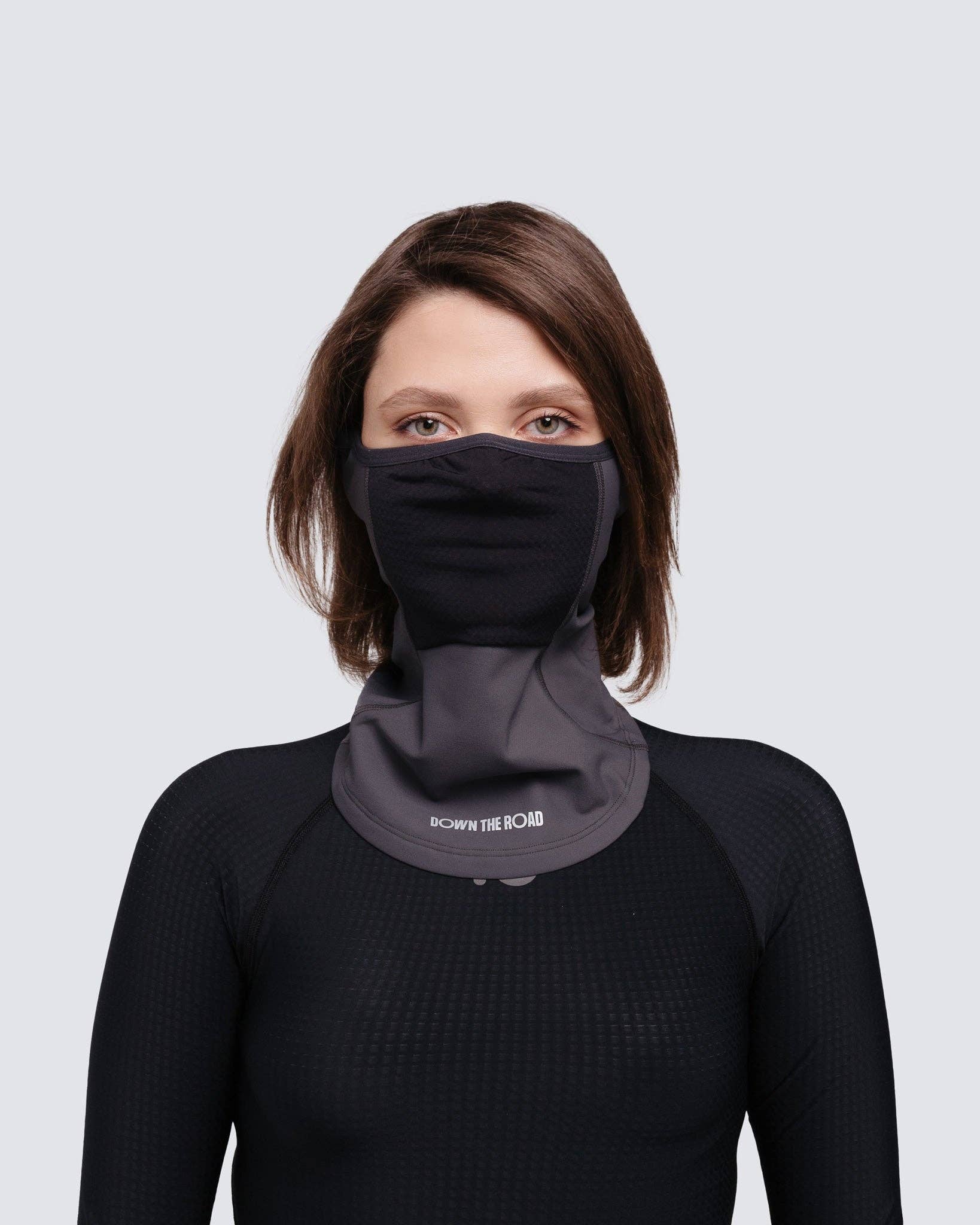 Down The Road - Wholesale Neck Gaiter/Snood - Unisex - Winter Facemask - Stone Grey3