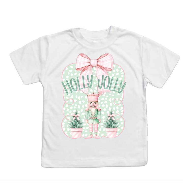 AvaryMaeInspirations - Venta al por mayor Camiseta serigrafiada - Niños - Camiseta de Chicas Cascanueces, Camiseta de Navidad Alegre y Festiva5