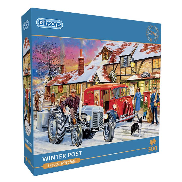 Gibsons Games Ltd – wholesale Puzzle – Adult – Winter Post 500 Piece Jigsaw Puzzle0