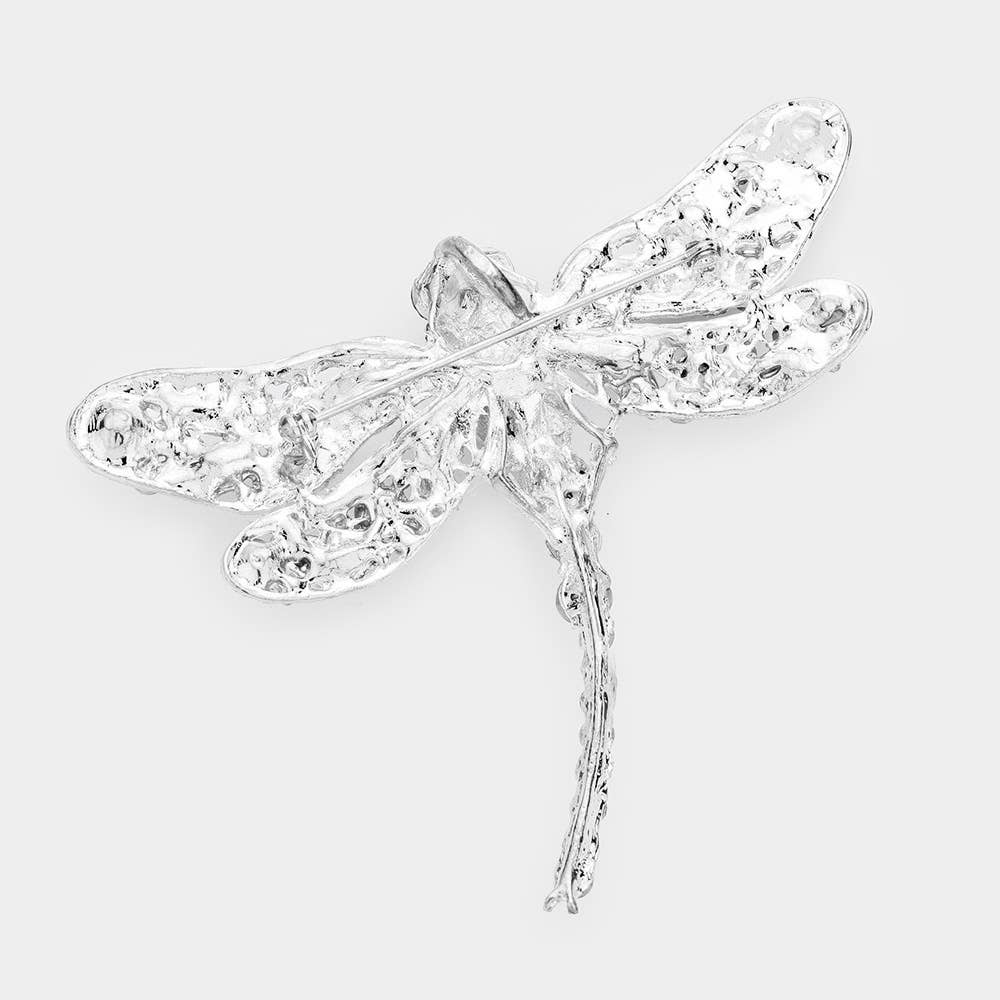 Sensibling Corp. - Wholesale Brooch - Crystal Rhinestone Dragonfly Brooch / Pendant10