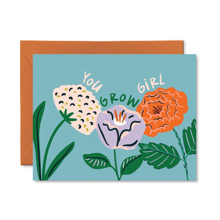 Pretty by Her - Wholesale Everyday Greeting Card - You Grow Girl Card0