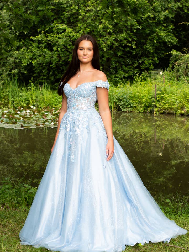 Tempy Pale Blue for wholesale by Ruby Prom