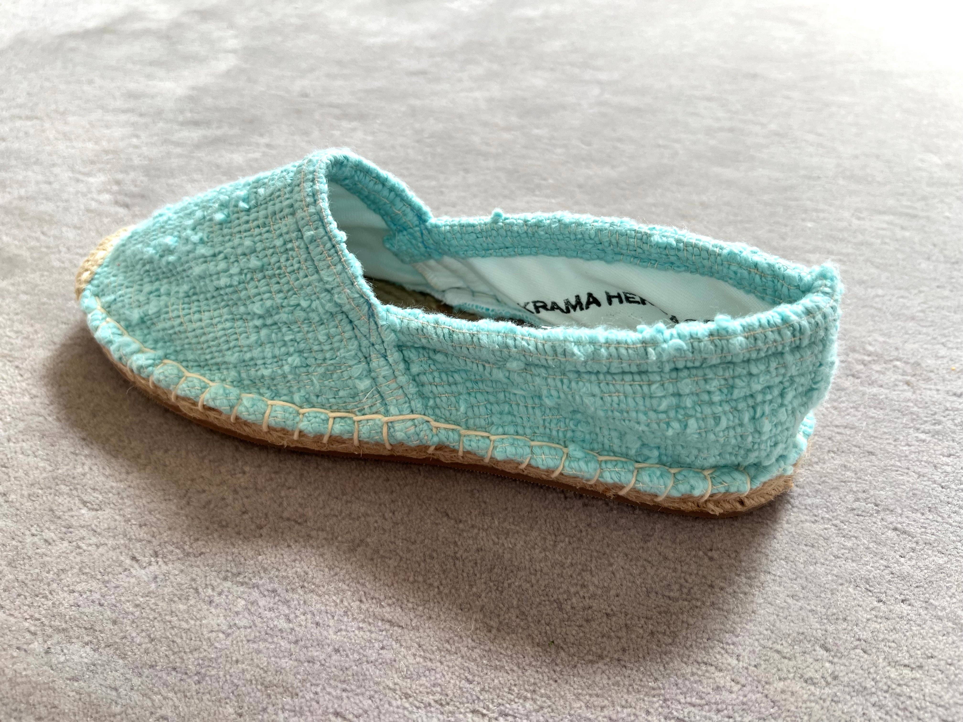 Krama Heritage – wholesale Lågskor - Dam – The Natural cyan espadriller15
