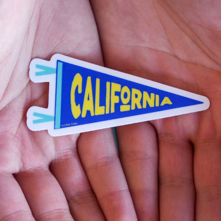 California Pennant Sticker for wholesale by Cacti Rebel