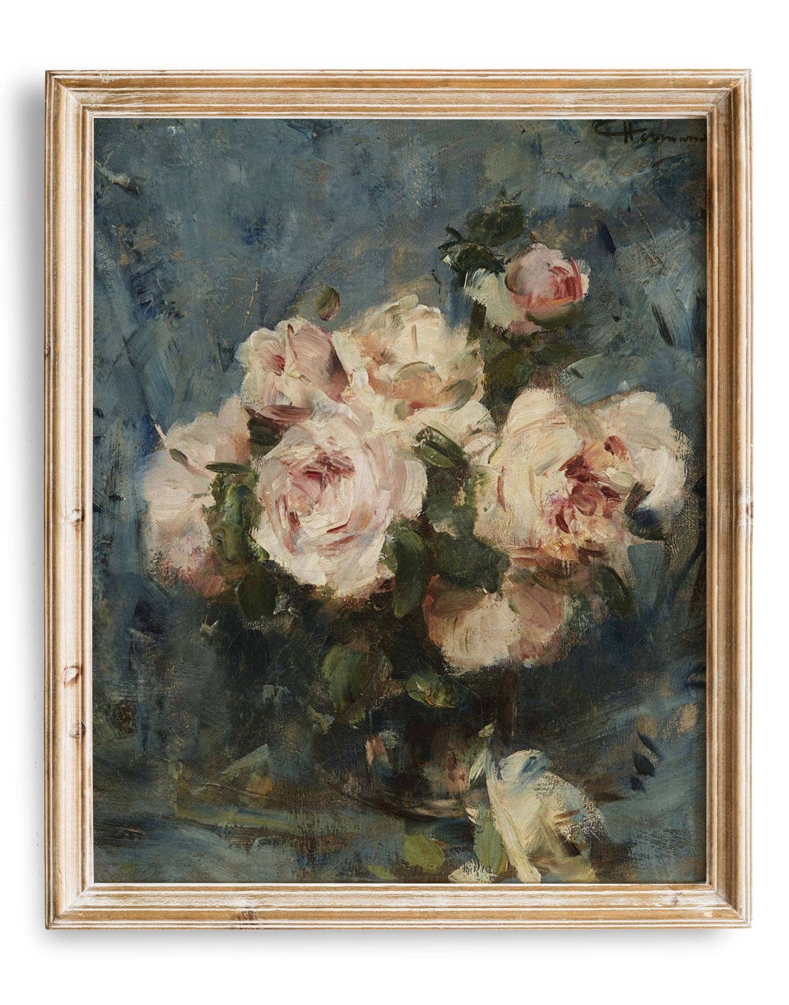 Knot & Soul - Wholesale Art Print - Moody Vintage Flower Print | Dark Floral Still Life Oil Painting | Antique Art