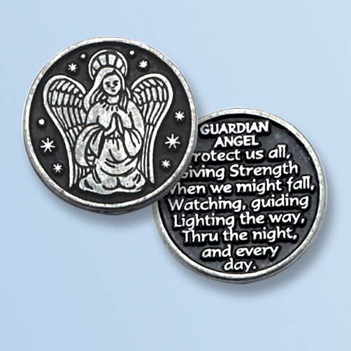 Abbey + CA Gift - Wholesale Keepsake Coin/Token - Guardian Angel Token1