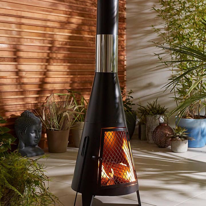 EP Design Lab - Wholesale Fire Pit - 64" Outdoor Chiminea Patio Fireplace1