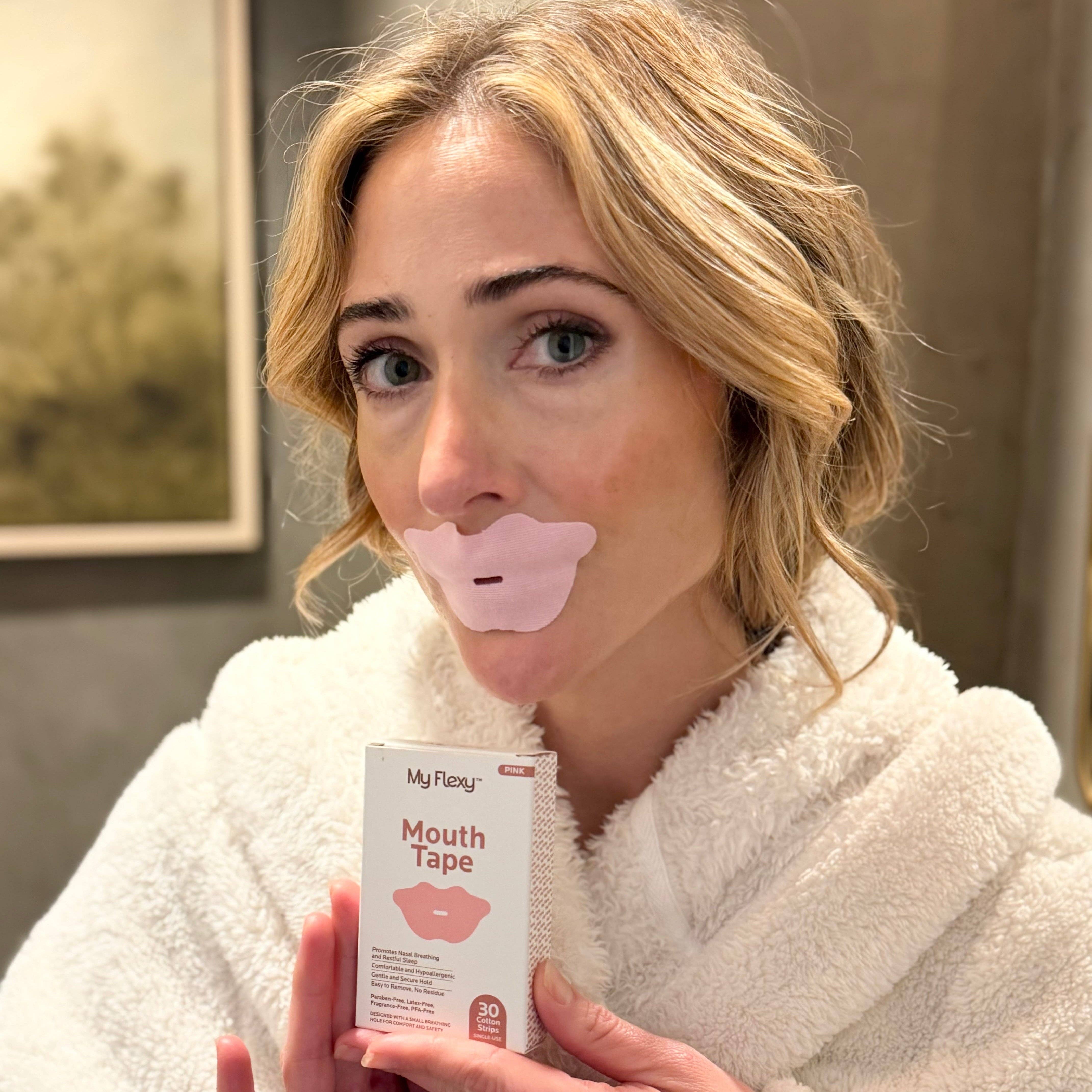 My Flexy – wholesale Sleep/eye mask – Mouth Tape - (Pink Lips)14