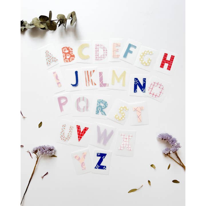 Bokstäver Abc Strukmärke Namn Anpassa för wholesale av MiniDei