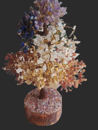 Sette oggetti da esposizione in cristallo Chakra per la decorazione domestica per la vendita all'ingrosso da parte di AmazeU