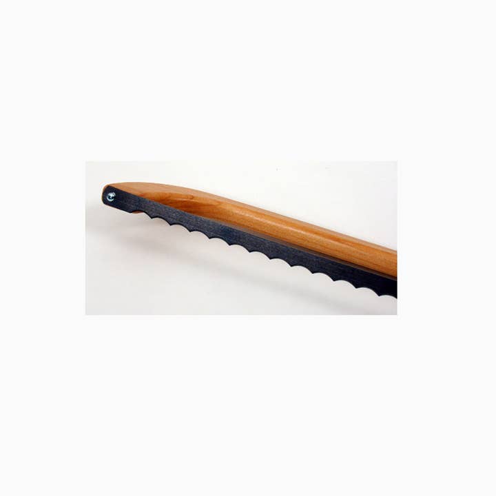 Out of the Woods of Oregon - Wholesale Kitchen/Utility Knife - Bread & Bagel Slicer - Walnut Finish