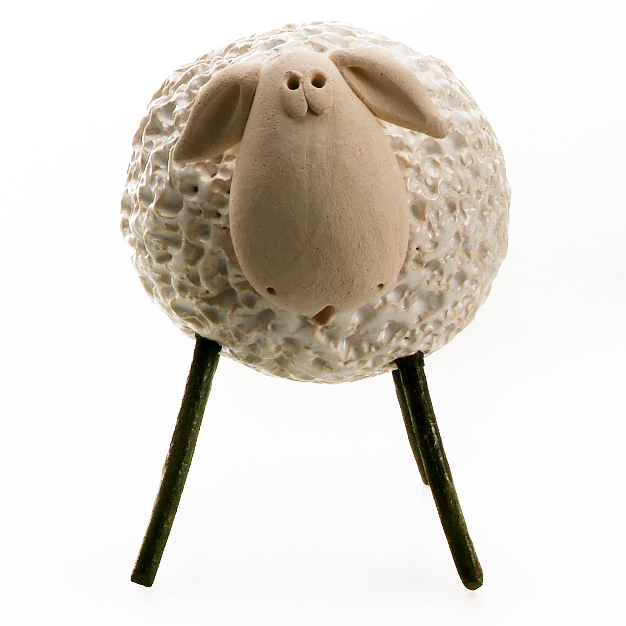 Enigma Supplies - Vendita all'ingrosso Statuette decorative - Pecora lanosa con gambe in ferro, statuetta in ceramica, vari colori28
