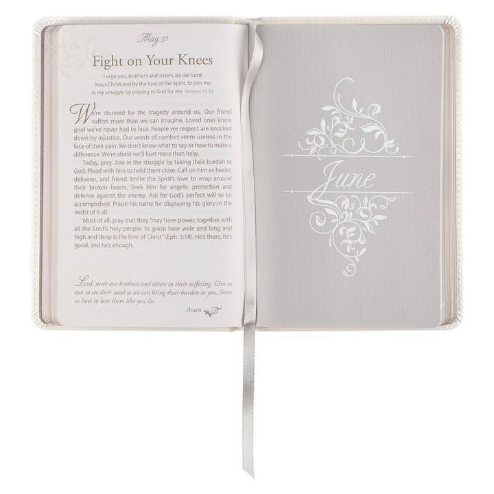 Christian Art Gifts - Wholesale Book - Adult - Devotional for Mr. & Mrs. White Faux Leather