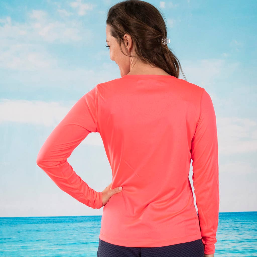 Caloosa WaterWear - Wholesale Screen Printed T-Shirt - Women's - "Alligator Alley" UPF 50 Performance Ultra Comfort Shirt1