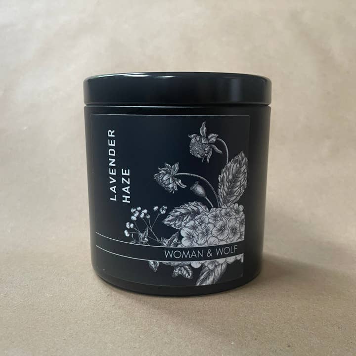 Woman + Wolf - Wholesale Jar/Filled Candle - LAVENDER HAZE