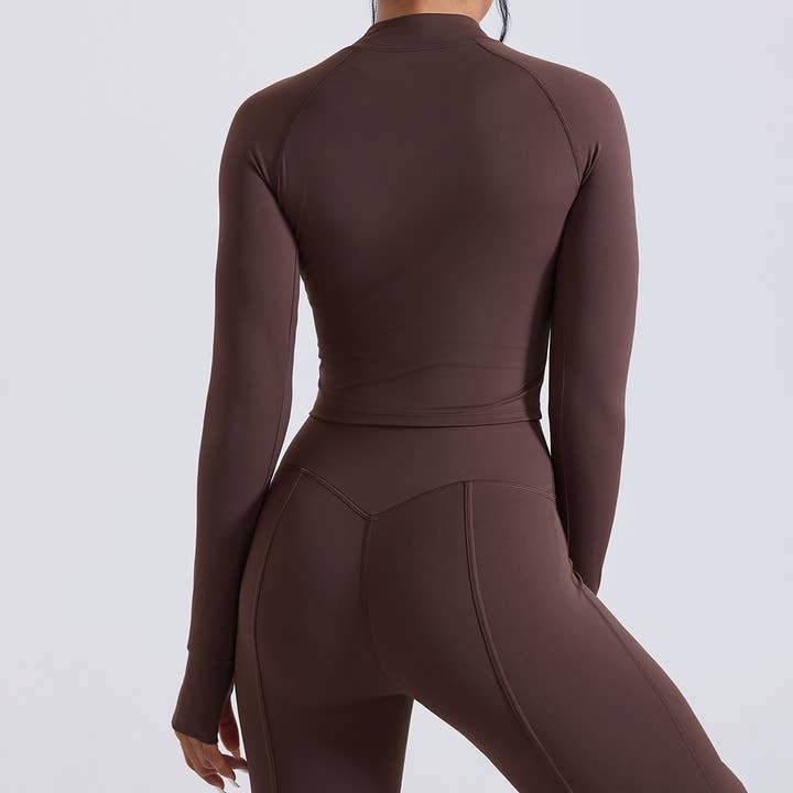 Sodalemon - Wholesale Athletic jacket – Women′s - Women Stand Collar Windproof Sport Jacket11