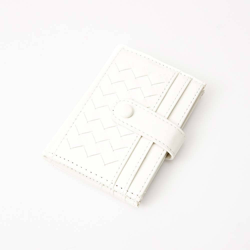 Sensibling Corp. – Engroshandel Kortetui - Dame – Klassisk vævet kortholder i kunstlæder10