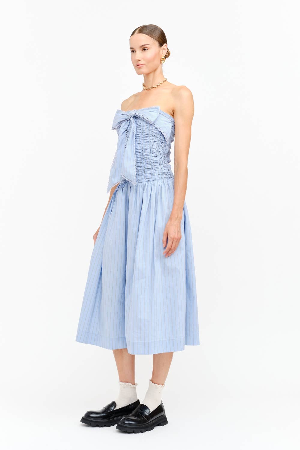 bleu Robe Selma en vente sur Faire2